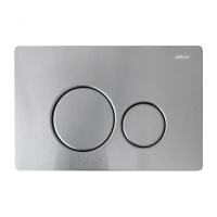 Кнопка смыва ABBER AC0121MCH матовый хром - Gidratop.ru изображение