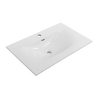 Керамическая раковина CZR-8099-80/50, 810x510x170 - Gidratop.ru изображение