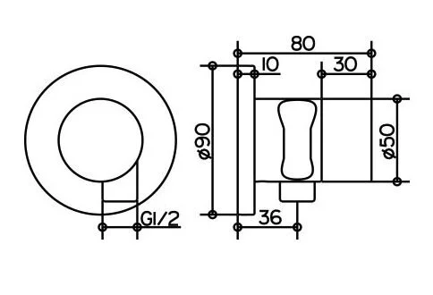 Шланговое подключение Keuco IXMO 59549 010201 - Gidratop.ru изображение