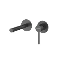 RELAX-BLI2-2-NOP-W0 Смеситель для раковины встраиваемый с внутренней частью, без донного клапана, черный матовый