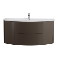 EDEN База под раковину с двумя выдвижными ящиками и двумя распашными створками, 54407 Grigio talpa opaco, 121x51 - Gidratop.ru изображение