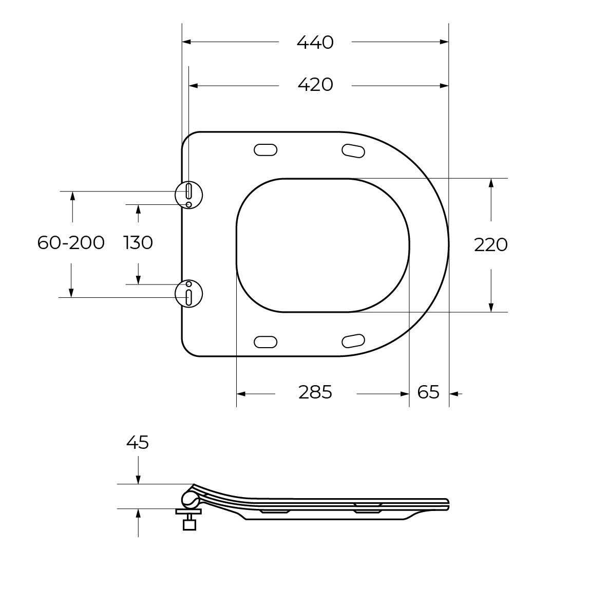 Крышка-сиденье CEZARES STYLUS CZR-2316-SC - Gidratop.ru изображение