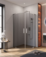 Душевой уголок CEZARES SLIDER-R-2-90/100-GRIGIO-Cr - Gidratop.ru изображение