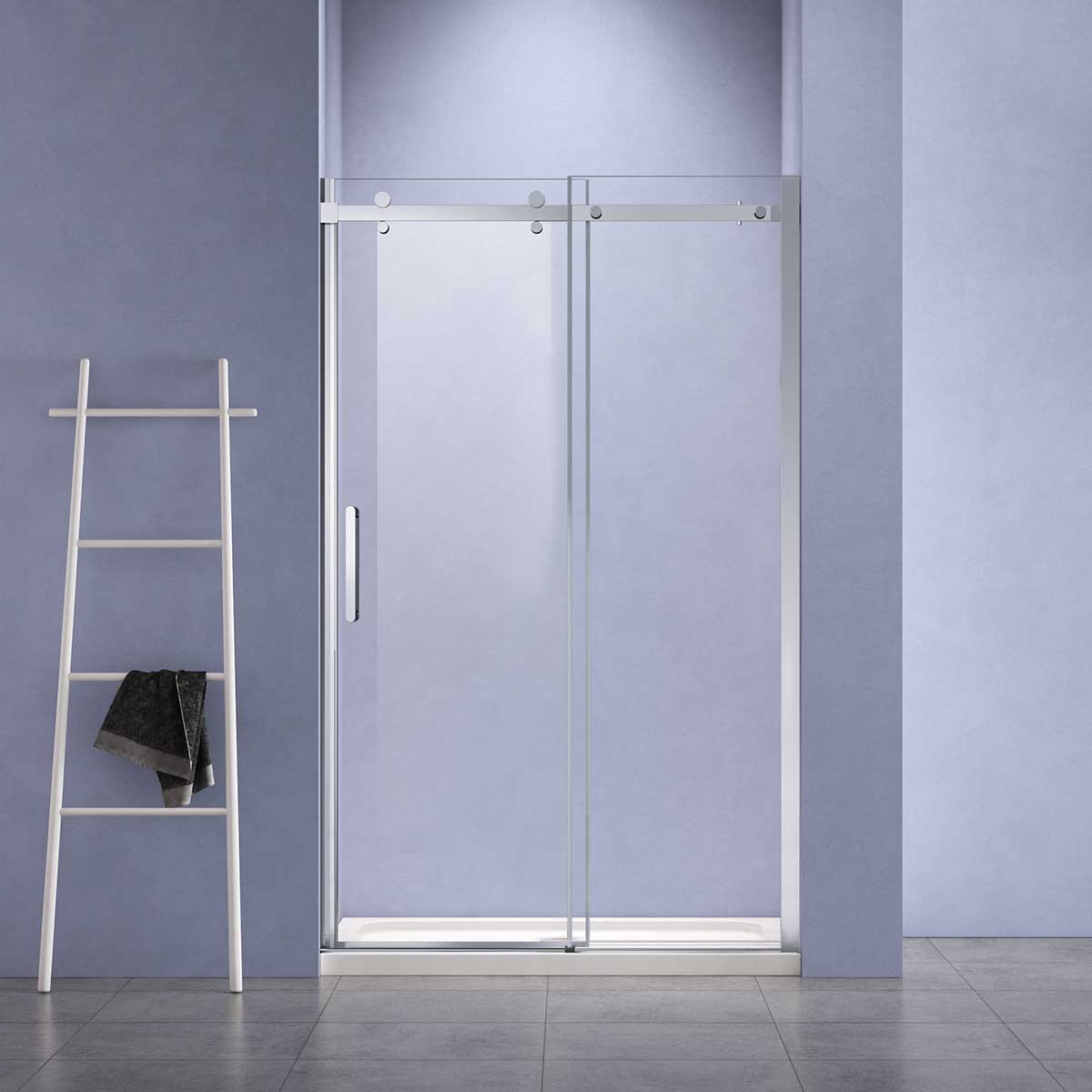 Душевая дверь Como-N VDS-4CN140CL, 1400, хром, стекло прозрачное - Gidratop.ru изображение