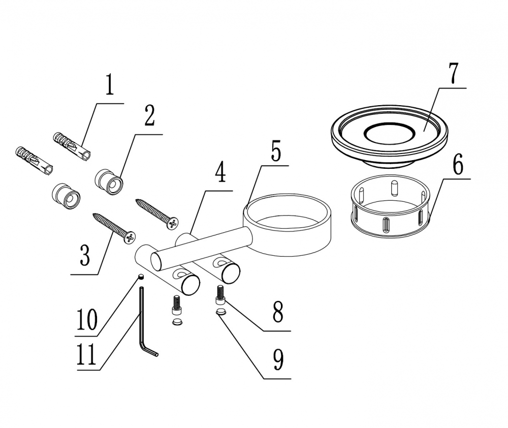 Мыльница с держателем ABBER Osten 316 AA1858BGG оружейная сталь брашированная - Gidratop.ru изображение