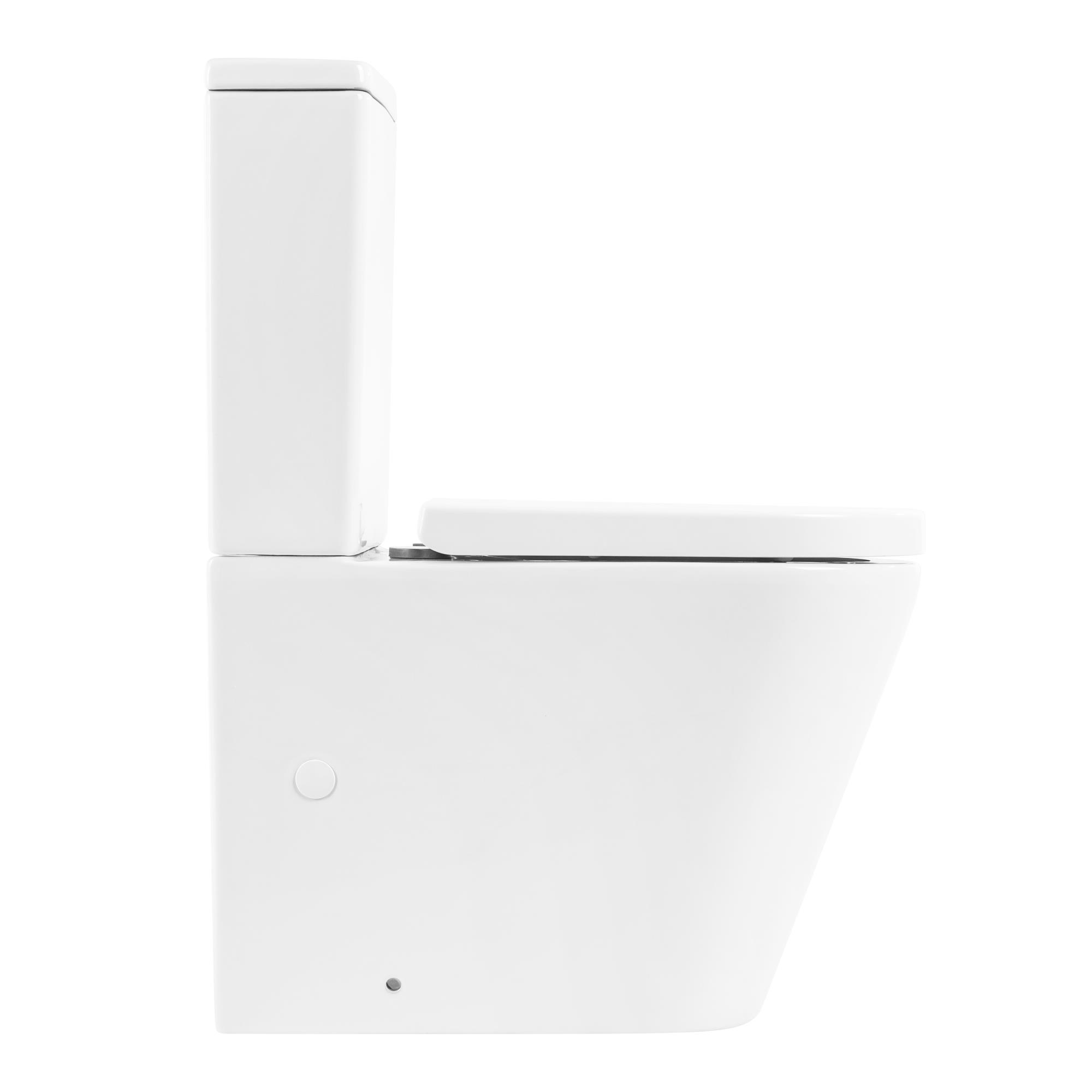 Унитаз-компакт безободковый BelBagno FLAY-R BB2149CPR/BB2149T/BB865SC - Gidratop.ru изображение