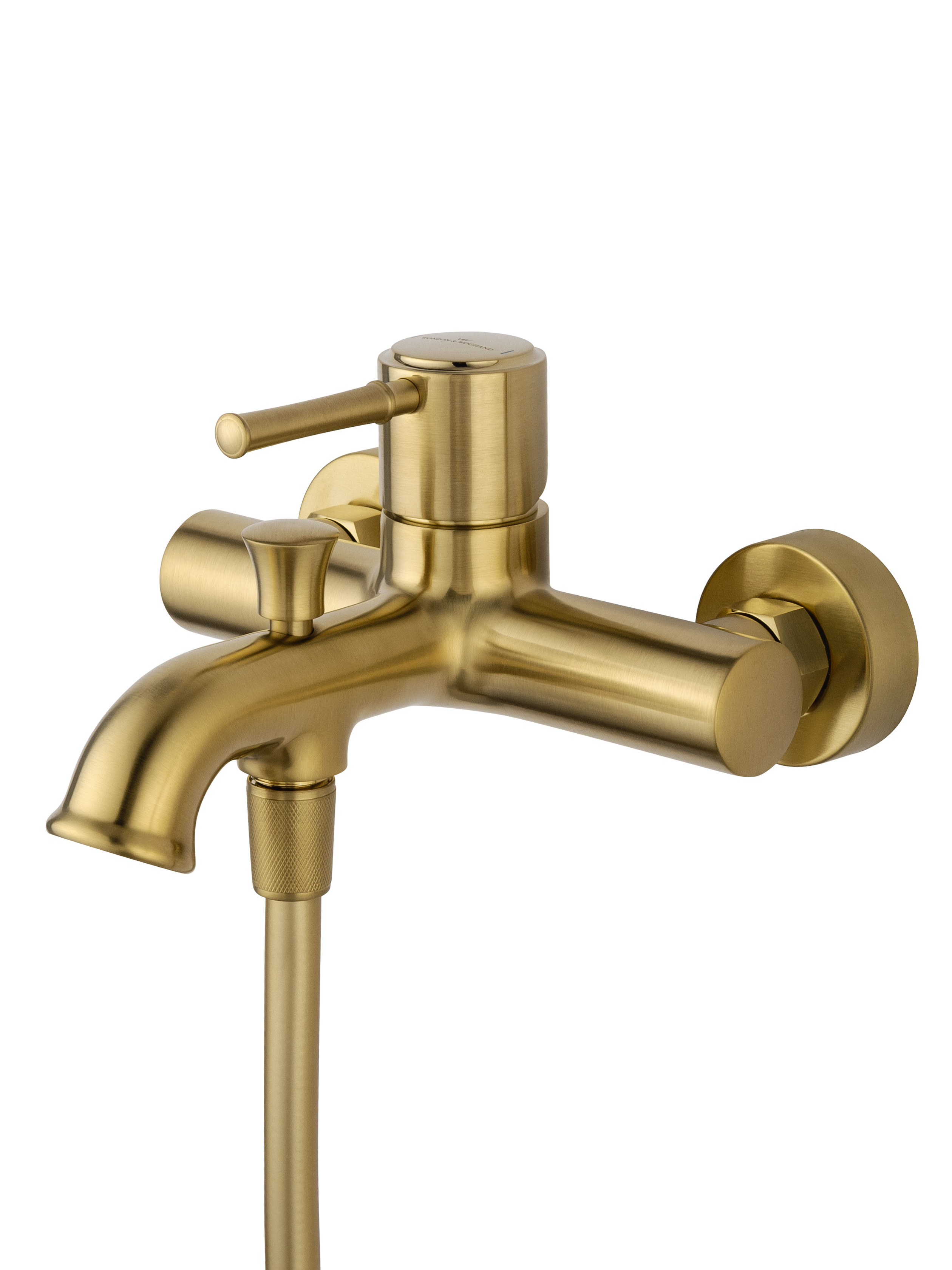 Смеситель для ванны с душем WONZON & WOGHAND TOR, Брашированное золото (WW-88037073-BG) - Gidratop.ru изображение