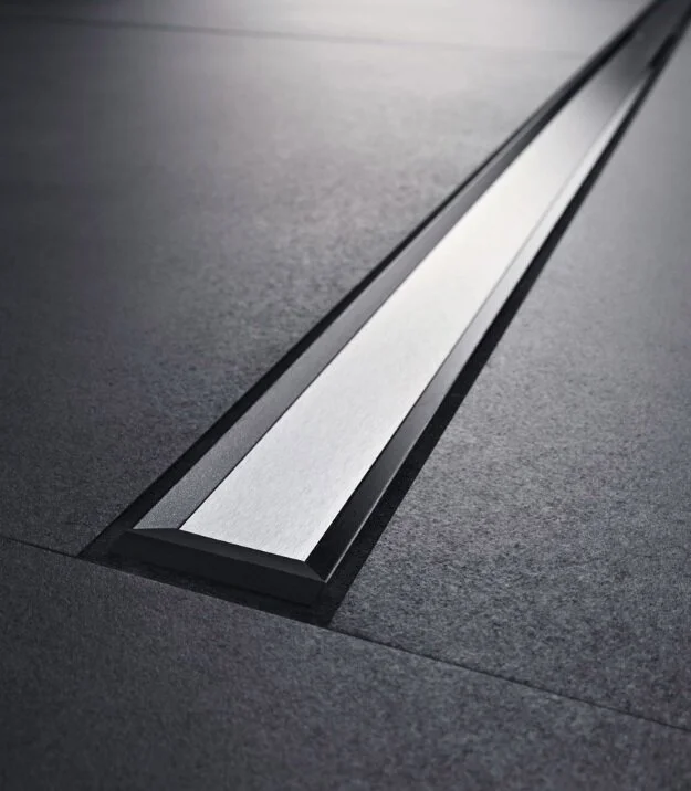 Крышка душевого канала Geberit CleanLine20 154.451.00.1, 30-130 cм, тёмный металл/матовый металл - Gidratop.ru изображение