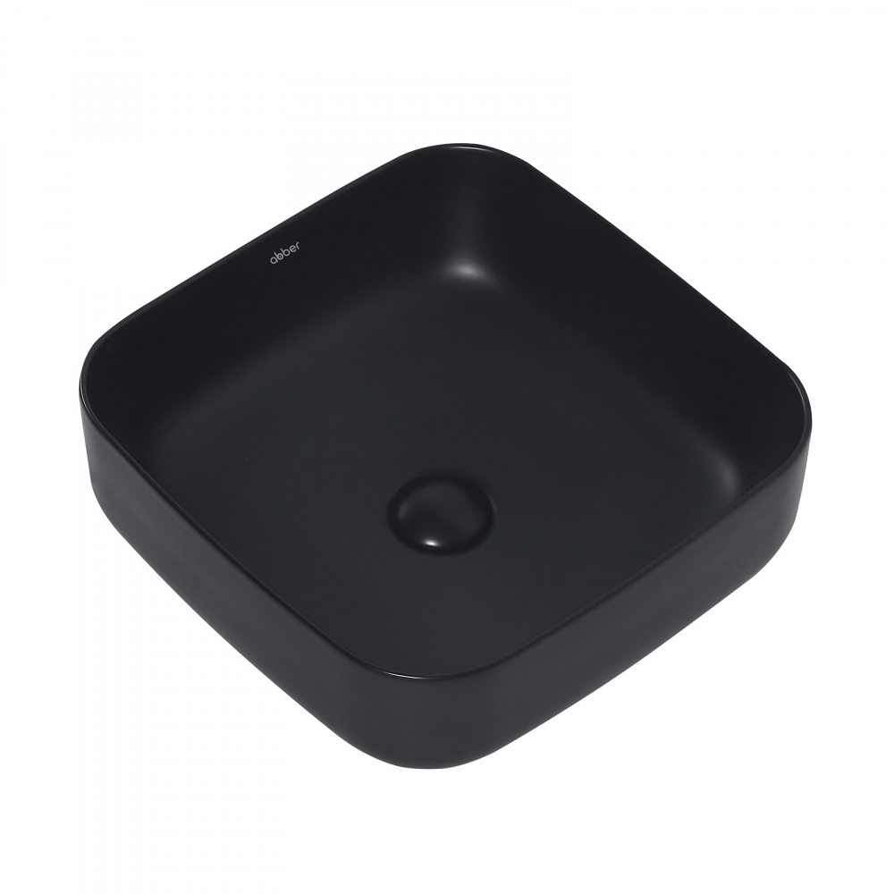 Раковина накладная ABBER Rechteck AC2211MB черная матовая - Gidratop.ru изображение