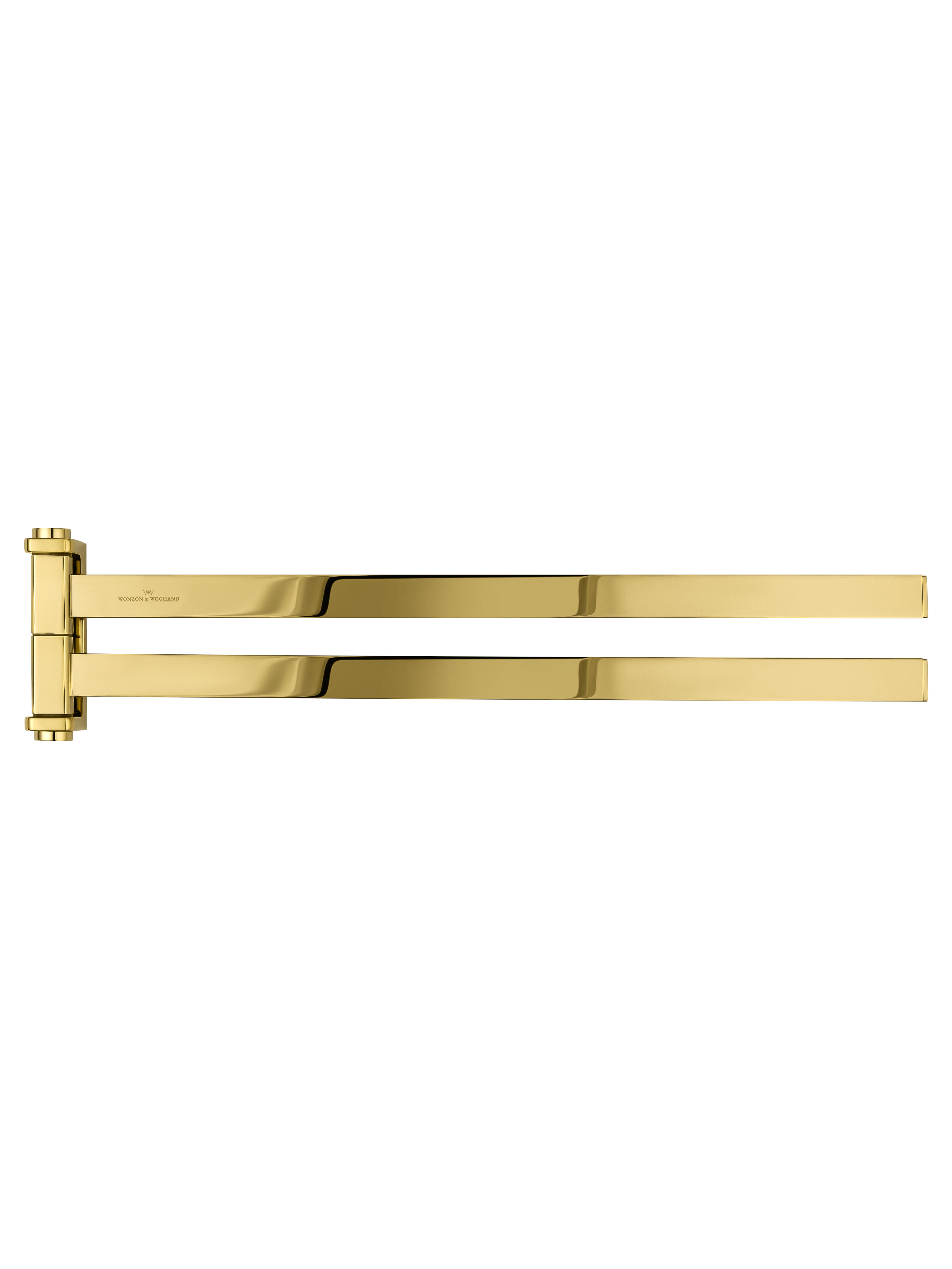 Полотенцедержатель поворотный WONZON & WOGHAND ECLIPSE, Глянцевое золото (WW-9131-LG) - Gidratop.ru изображение