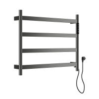 Полотенцесушитель электрический WONZON & WOGHAND ESSEN, Темный графит (WW-A404-GM) - Gidratop.ru изображение