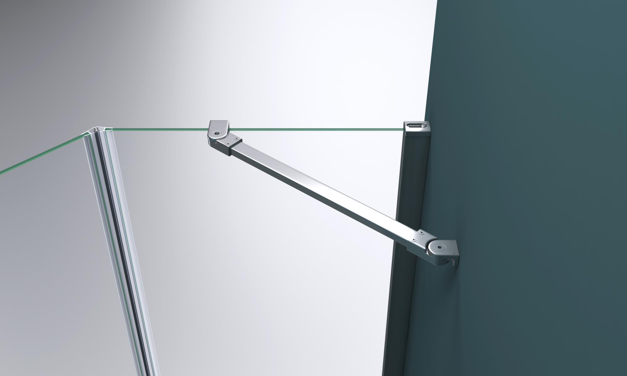 Душевой уголок BelBagno KRAFT-P-1-100-C-Cr-L - Gidratop.ru изображение