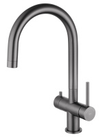 Смеситель для кухни c подключением фильтра WONZON & WOGHAND, Темный графит (WW-3211-BGG) - Gidratop.ru изображение