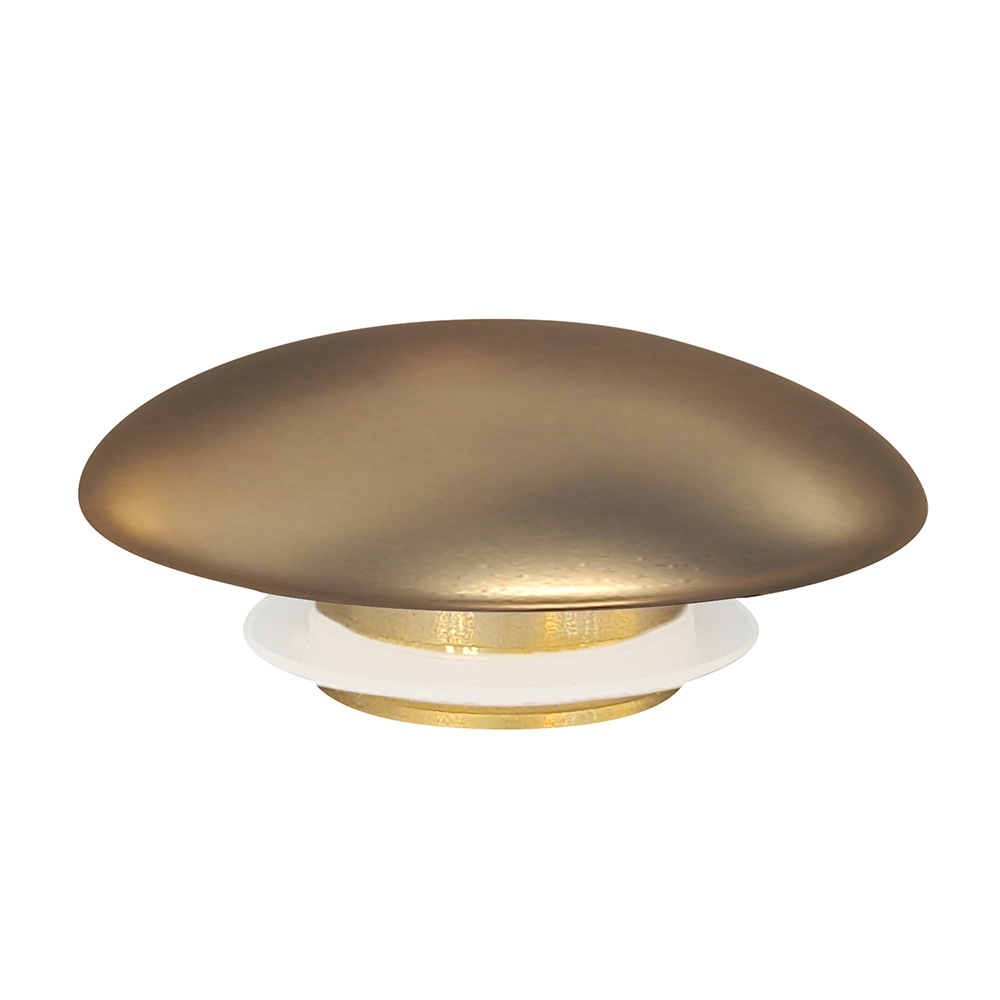 Накладка на слив для раковины ABBER AC0014MMG золото матовое, керамика - Gidratop.ru изображение