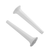 Ножки для шкафчика, комплект 2 штуки, высота 29 см, дерево 40434 Bianco opaco, 9x9x29