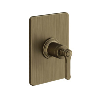 GESSI VENTI20 смеситель встраиваемый, однорычажный, внешняя часть, цвет Antique Brass