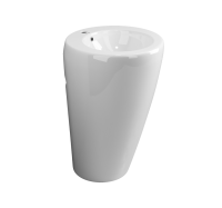 Умывальник-моноблок, 1 отверстие под смеситель - Gidratop.ru изображение