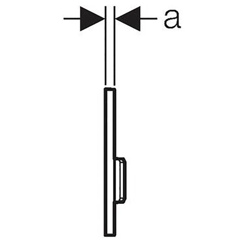 Клавиша Geberit Sigma Type 50 116.016.GH.5, полированный хром - Gidratop.ru изображение