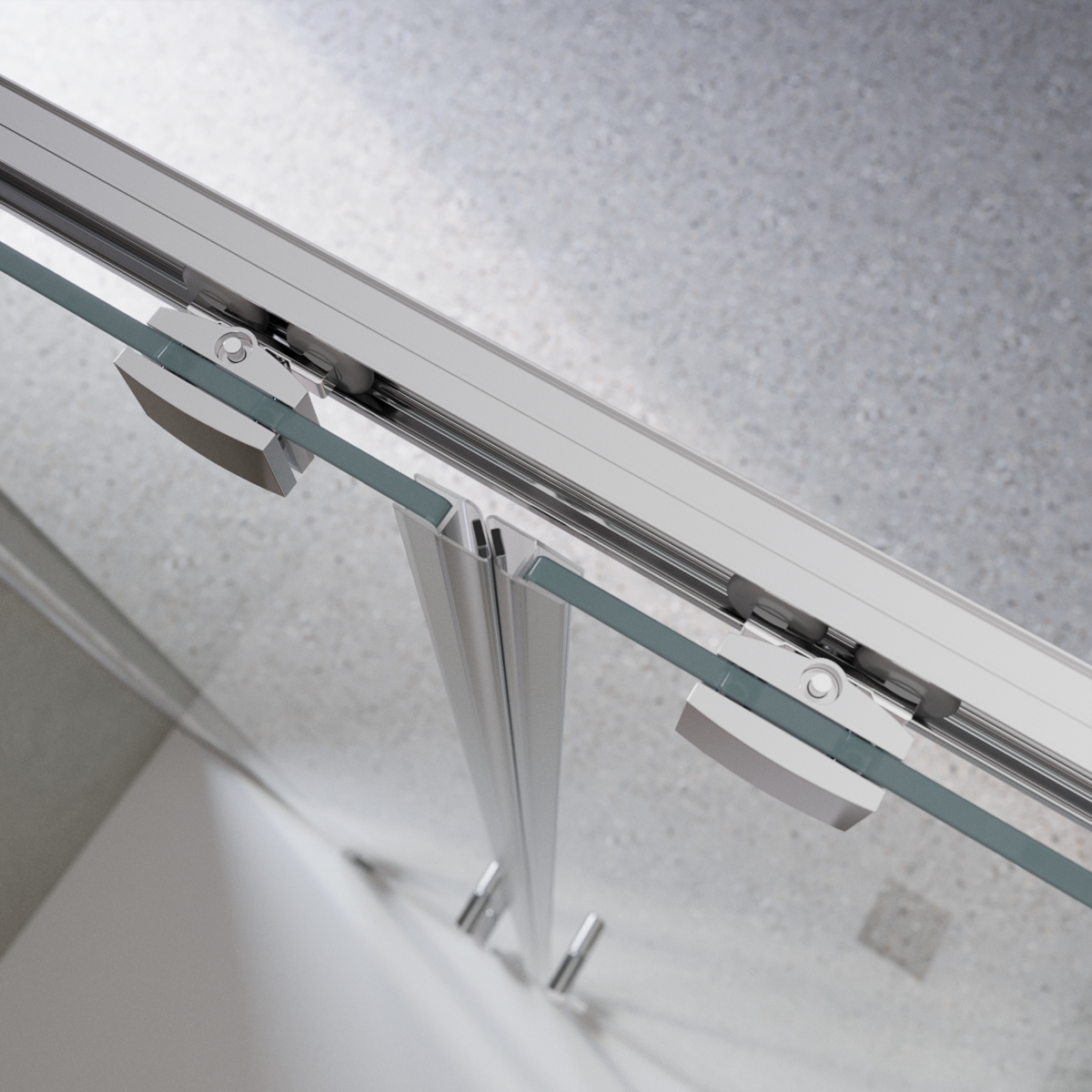 Душевая дверь BelBagno LUCE-BF-2-160-C-Cr - Gidratop.ru изображение