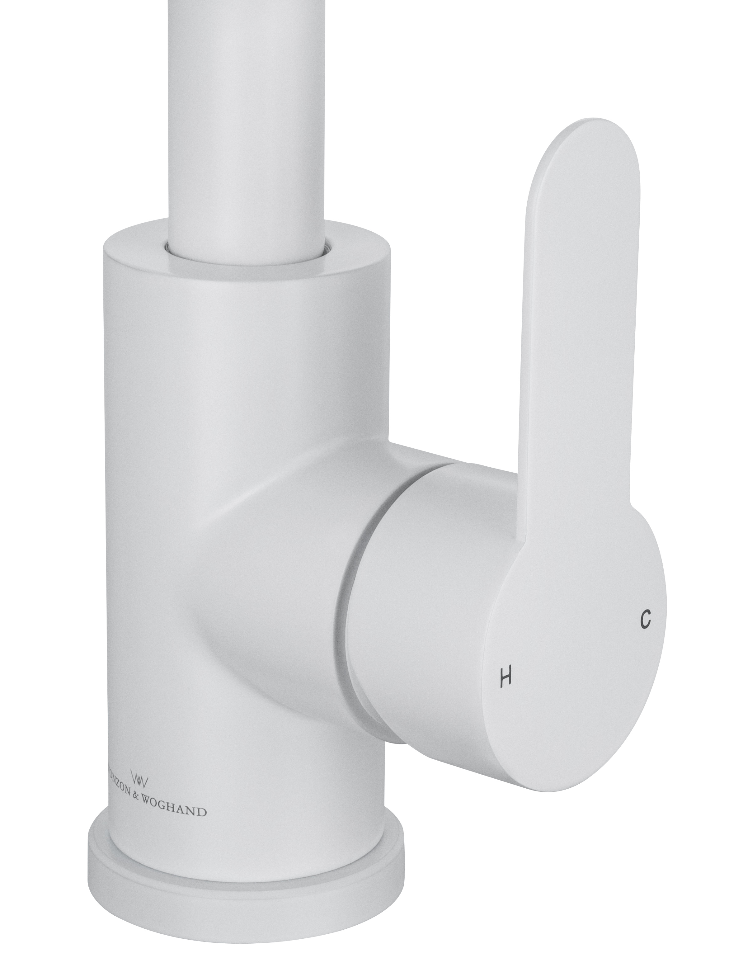 Смеситель для кухни WONZON & WOGHAND, Белый матовый (WW-AE4554-MW) - Gidratop.ru изображение