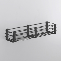 Colombo Complimenti Двойная металлическая полка, цвет: черный матовый - Gidratop.ru изображение