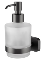 Дозатор мыла WONZON & WOGHAND GRAFFITY, Темный графит (WW-9333-BGM) - Gidratop.ru изображение
