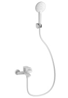 Смеситель для ванны с душем WONZON & WOGHAND, Белый матовый (WW-A30891-MW) - Gidratop.ru изображение