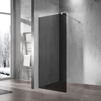 Душевая перегородка Walk-In VSW-1H110CG, 1100*2000, хром, стекло тонированное - Gidratop.ru изображение