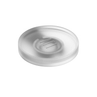 Colombo Mini  Мыльница подвесная , цвет: черный матовый/матовое стекло - Gidratop.ru изображение