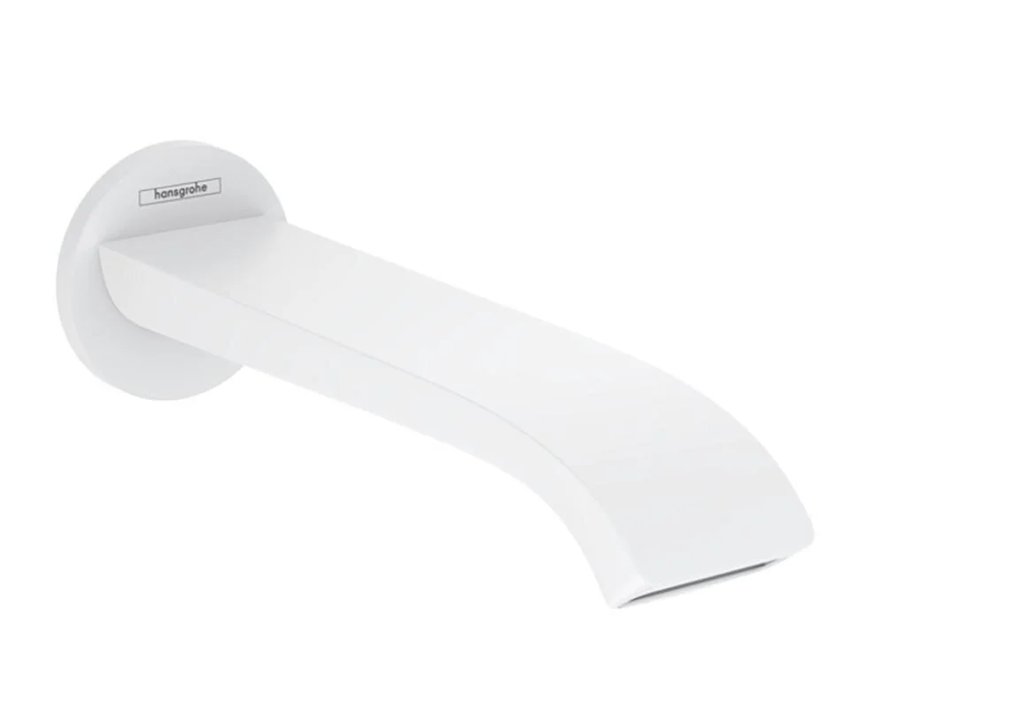 Излив Hansgrohe Vivenis 75410700 для наполнения ванны, белый матовый - Gidratop.ru изображение