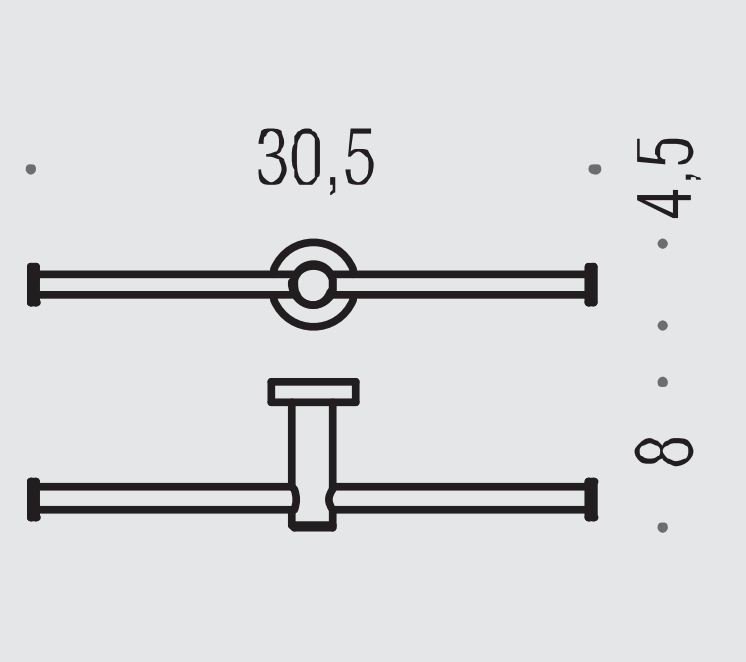 Colombo Plus Держатель для туалетной бумаги двойной, цвет: хром - Gidratop.ru изображение