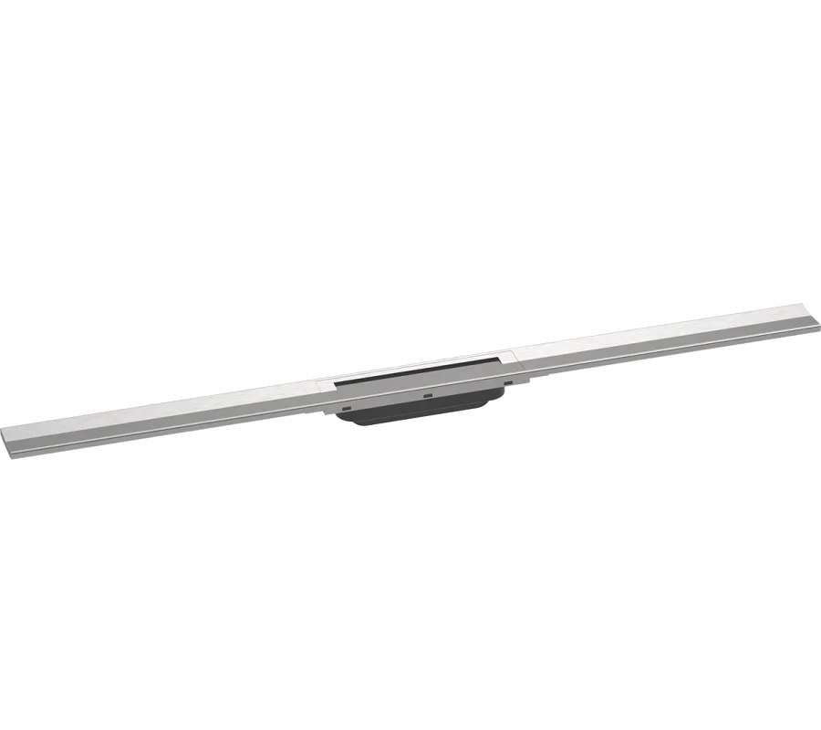 Решетка для дренажного канала Hansgrohe RainDrain Flex, 100 см, полированная сталь, 56046800 - Gidratop.ru изображение