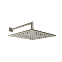 Gessi Emporio shower верхний душ для настенного крепления, поворотная, с защитой от известкового налёта, цвет: Finox Brushed Nickel - Gidratop.ru изображение