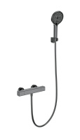 Смеситель для душа с термостатом WONZON & WOGHAND STAY 2, Темный графит (WW-B2016-A-BGG)