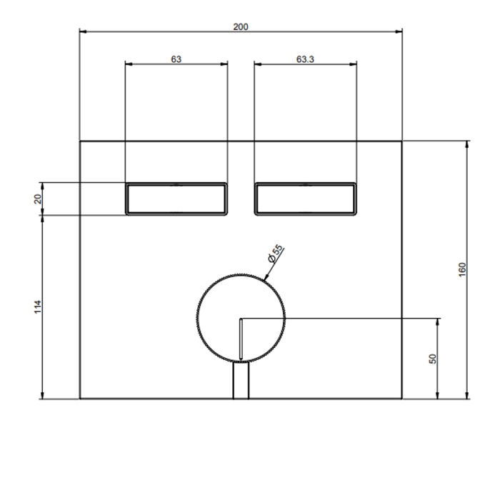 Gessi Hi-Fi смеситель для душа, с включением до 2 источников одновременно (внешняя часть), цвет: Black Metal PVD - Gidratop.ru изображение