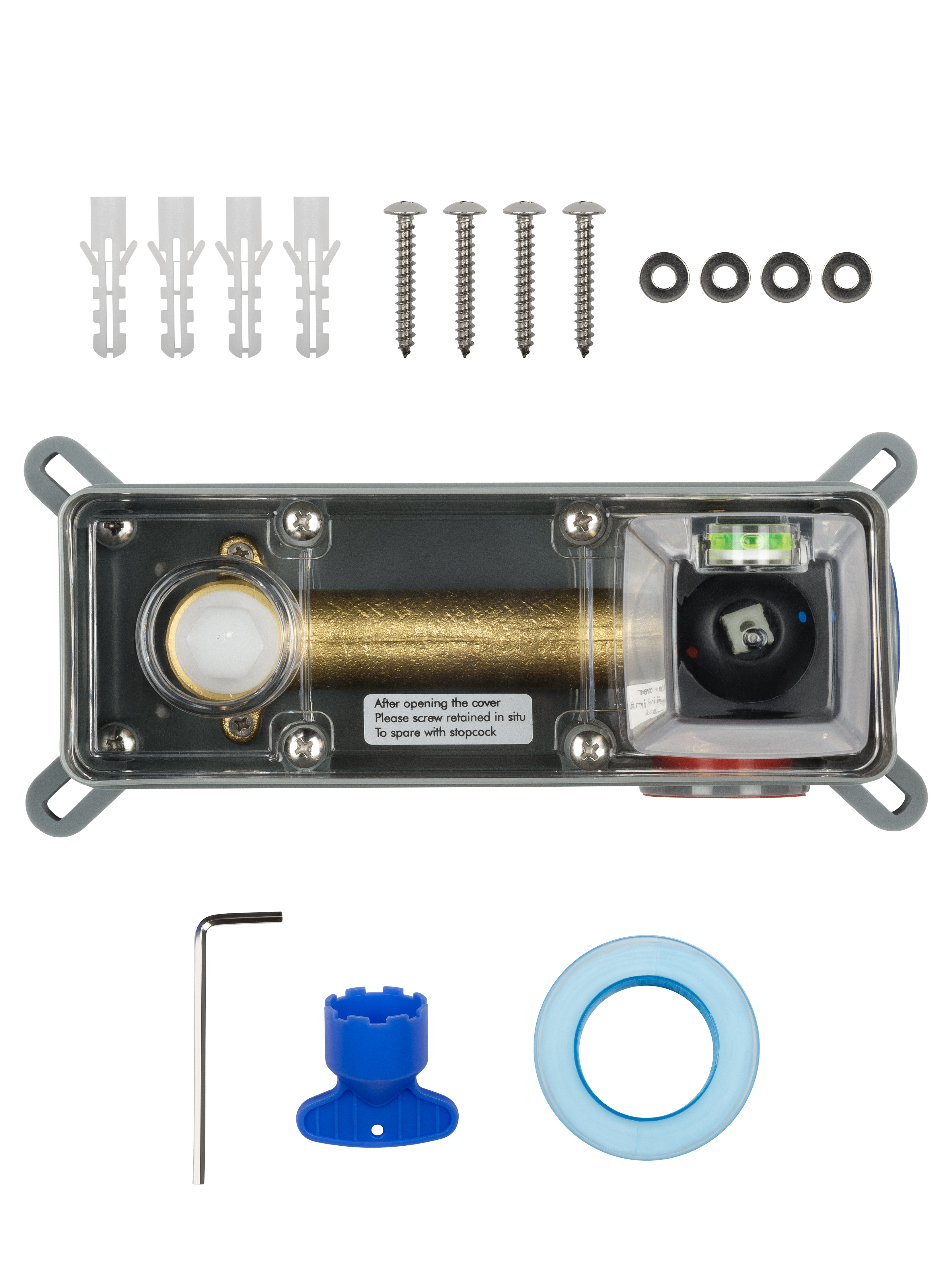 Смеситель для раковины встраиваемый WONZON & WOGHAND DIAMOND, Черный матовый (WW-88869011-MB) - Gidratop.ru изображение