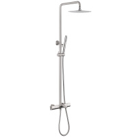 Душевая стойка ABBER Thermostat AF8516SPL с термостатом и изливом, сатин