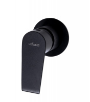 NAUTIC-DIM-NOP Встраиваемый однорычажный смеситель для душа, исполнение черный матовый - Gidratop.ru изображение