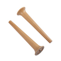 Ножки для шкафчика, комплект 2 штуки, высота 29 см, дерево 40439 Rovere Tabacco, 9x9x29 - Gidratop.ru изображение