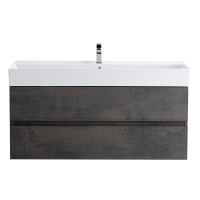 MOLVENO 46 База под раковину подвесная с двумя выкатными ящиками, Ossido, 1200x460x500, MOLVENO 46-120-2C-SO-OSS - Gidratop.ru изображение