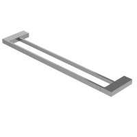 SLIDER-THD-60-IN Полотенцедержатель двойной 60 см, исполнение сатин - Gidratop.ru изображение