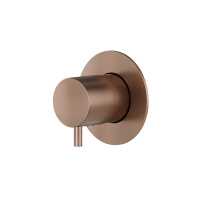 Newform X-STEEL 316 Наружная часть для переключателя/запорного вентиля (для 27892/27893) цвет:  PVD Brushed copper bronze - Gidratop.ru изображение