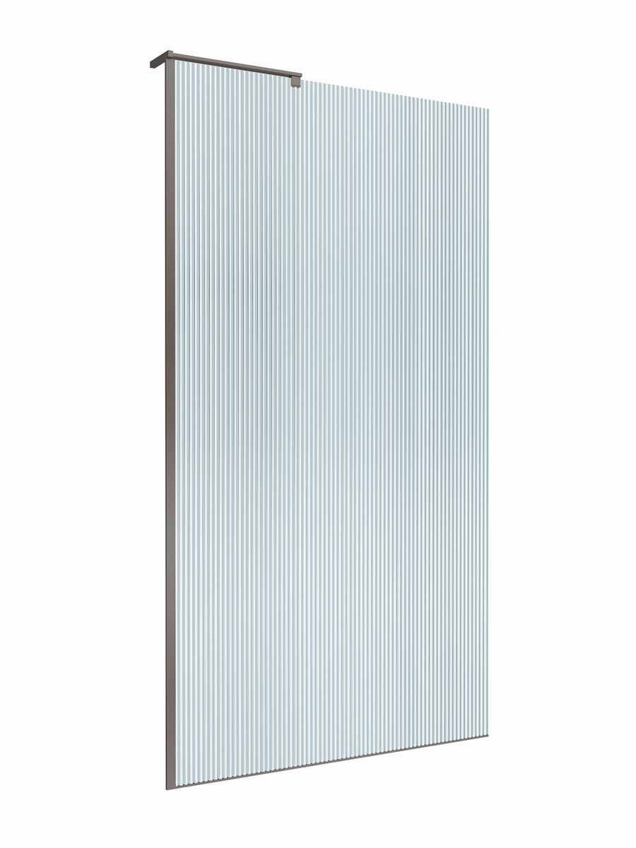 Душевая перегородка BelBagno UNO-L-1-TB-100-FL-GM - Gidratop.ru изображение