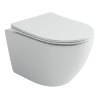 Подвесной унитаз CERAMICANOVA Uno смыв Торнадо 490x360x360 белый