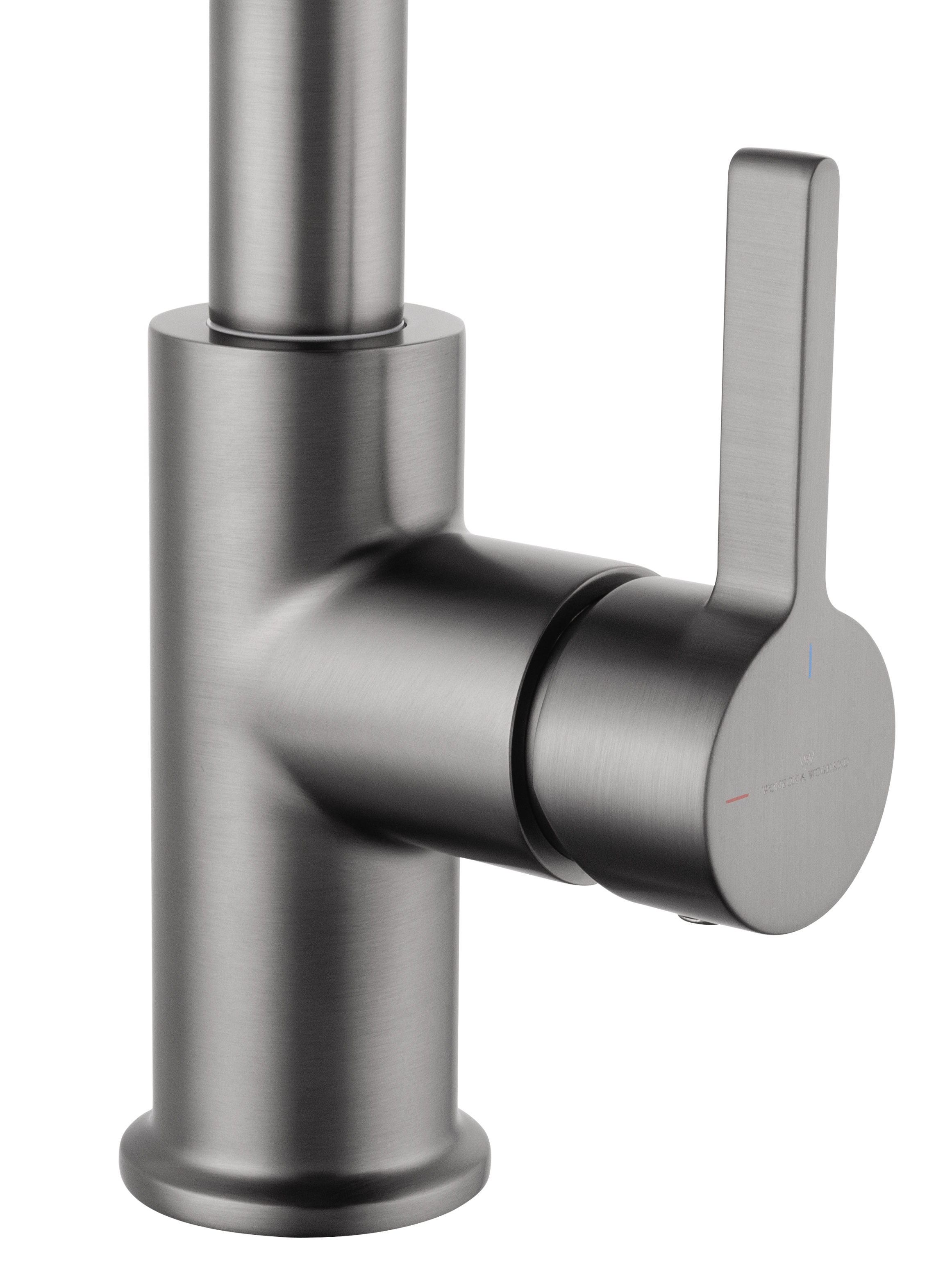 Смеситель для кухни c подключением фильтра WONZON & WOGHAND, Темный графит (WW-88458008-BGM) - Gidratop.ru изображение