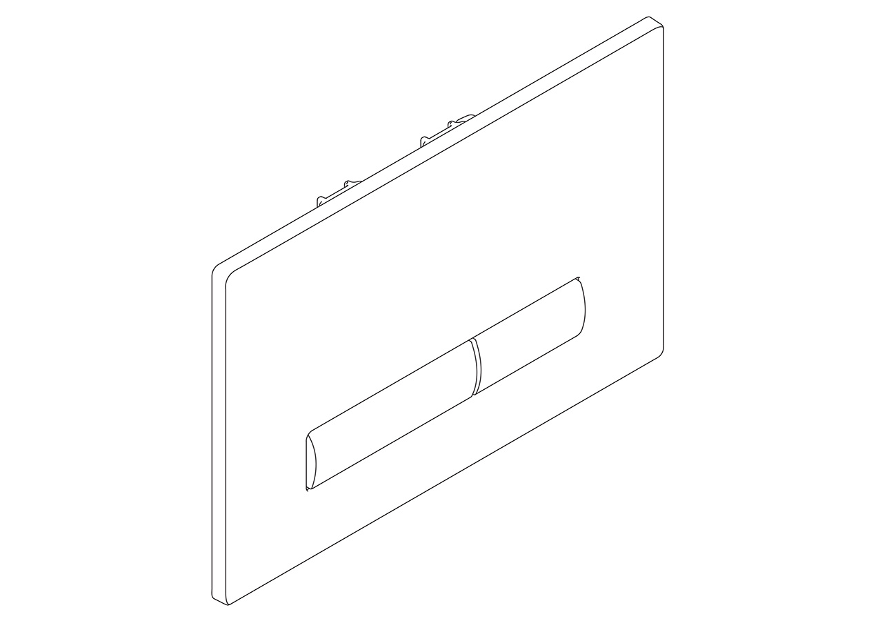 Кнопка смыва BelBagno GENOVA, цвет-белый - Gidratop.ru изображение