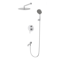 Душевая система встраиваемая WONZON & WOGHAND STICK, Брашированный никель (WW-88939017-BN) - Gidratop.ru изображение