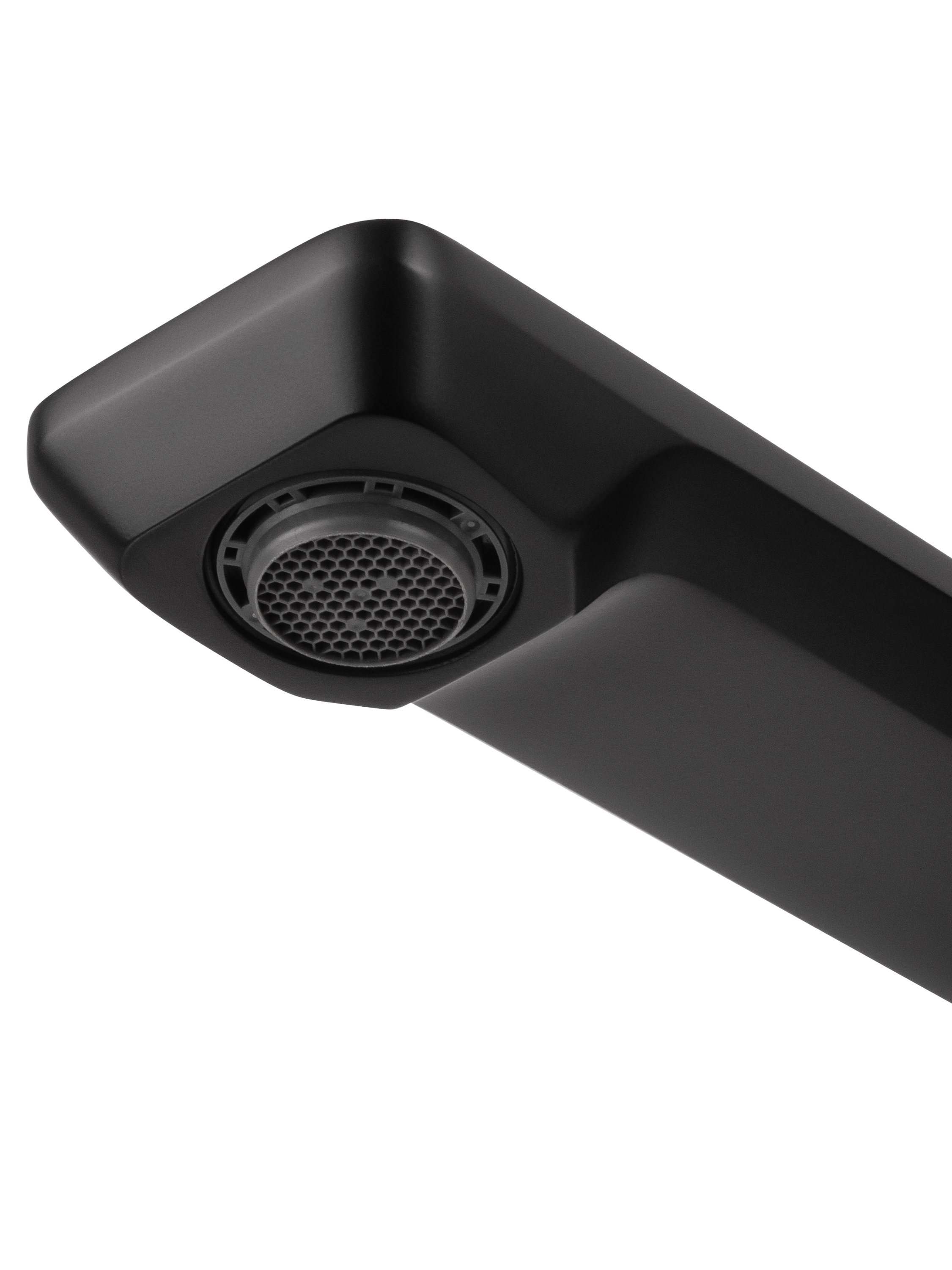 Смеситель для раковины встраиваемый WONZON & WOGHAND DIAMOND, Черный матовый (WW-88869011-MB) - Gidratop.ru изображение