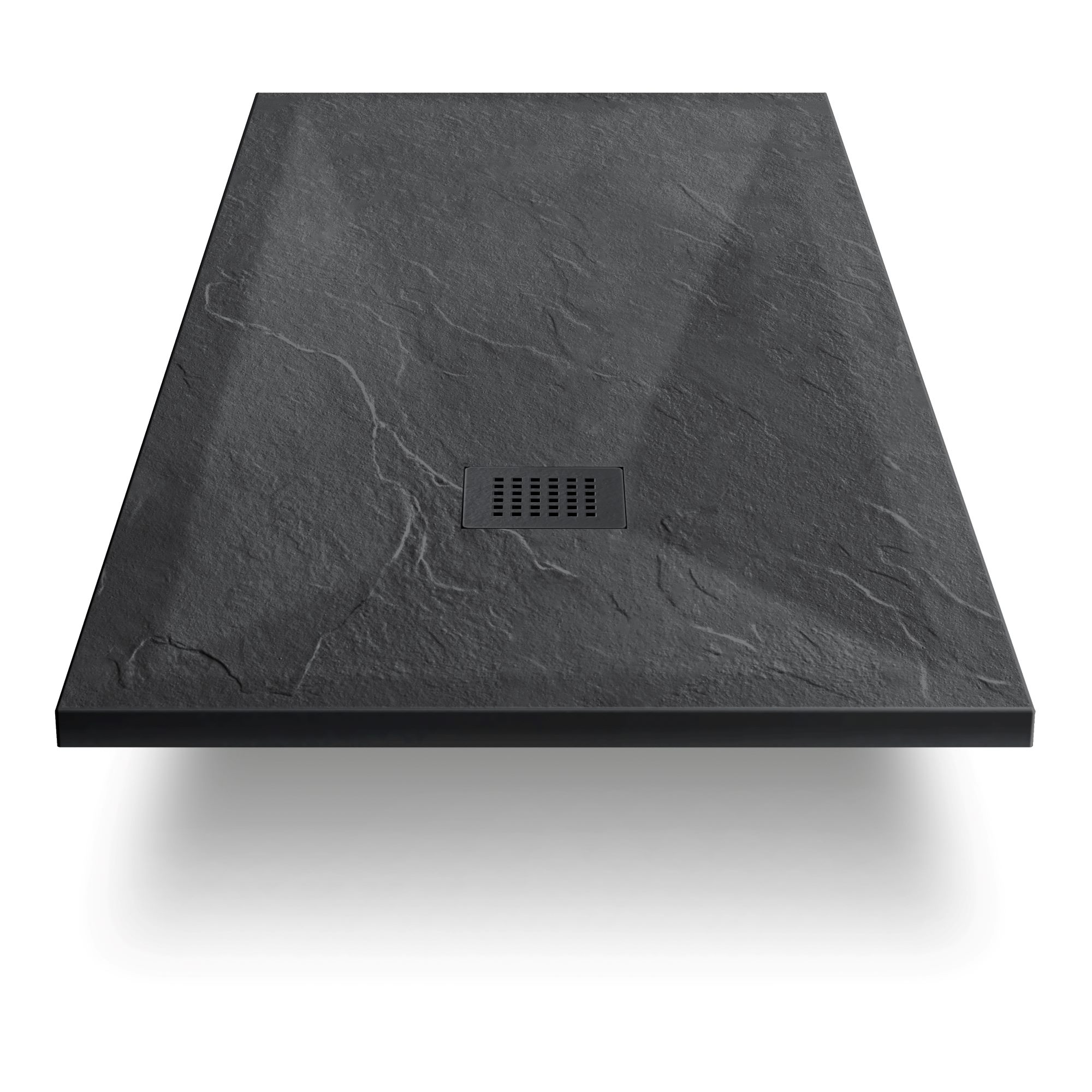 Поддон для душа из искусственного камня VST-4SR1012A,1200*1000*25, антрацит - Gidratop.ru изображение