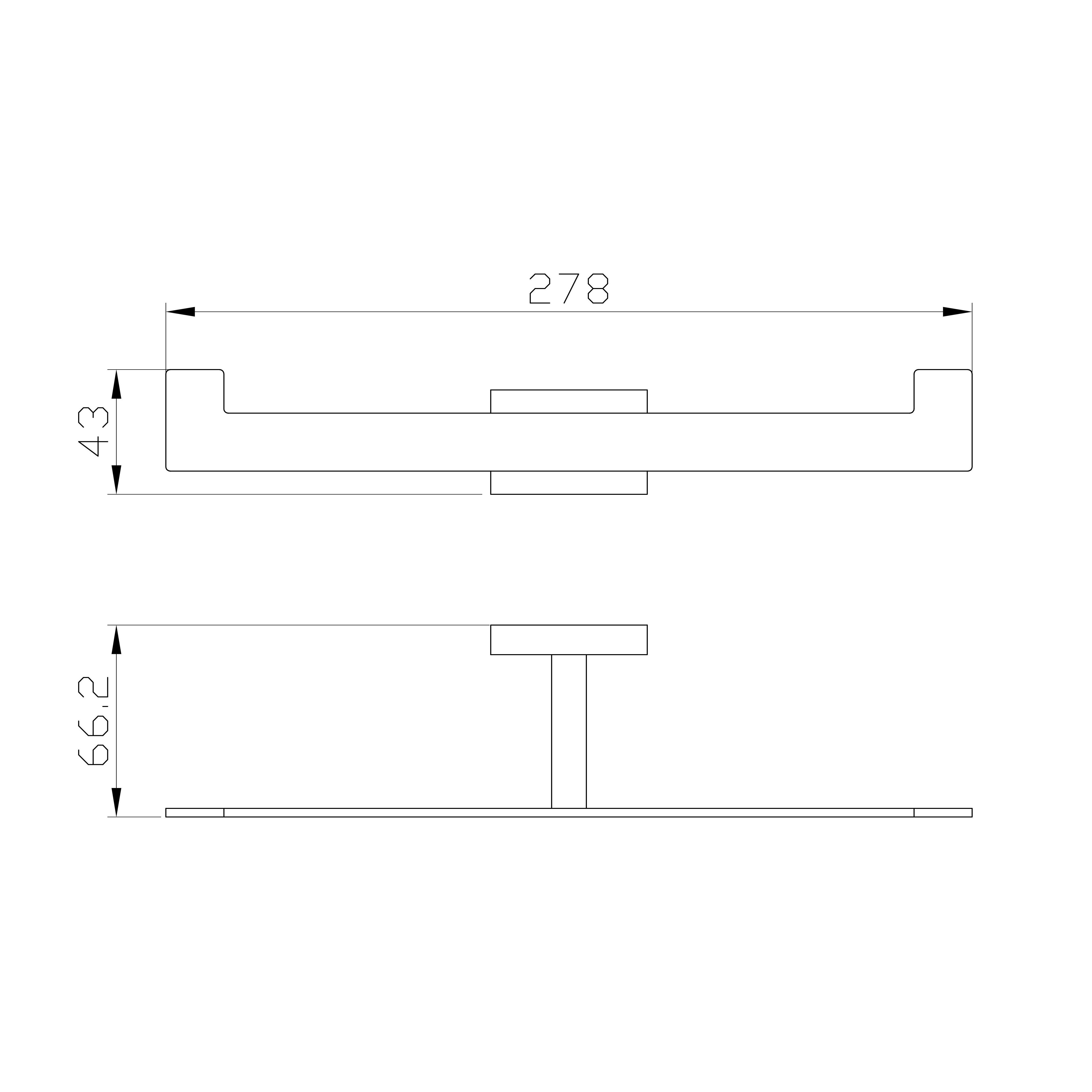 Двойной держатель для туалетной бумаги с полкой WONZON & WOGHAND FLAT, Хром (WW-9746) - Gidratop.ru изображение